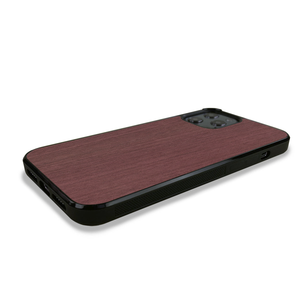 iPhone 12 Pro —  #WoodBack Explorer Black Case