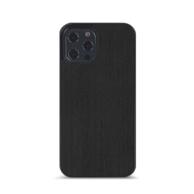 iPhone 12 Pro —  #WoodBack Explorer Black Case