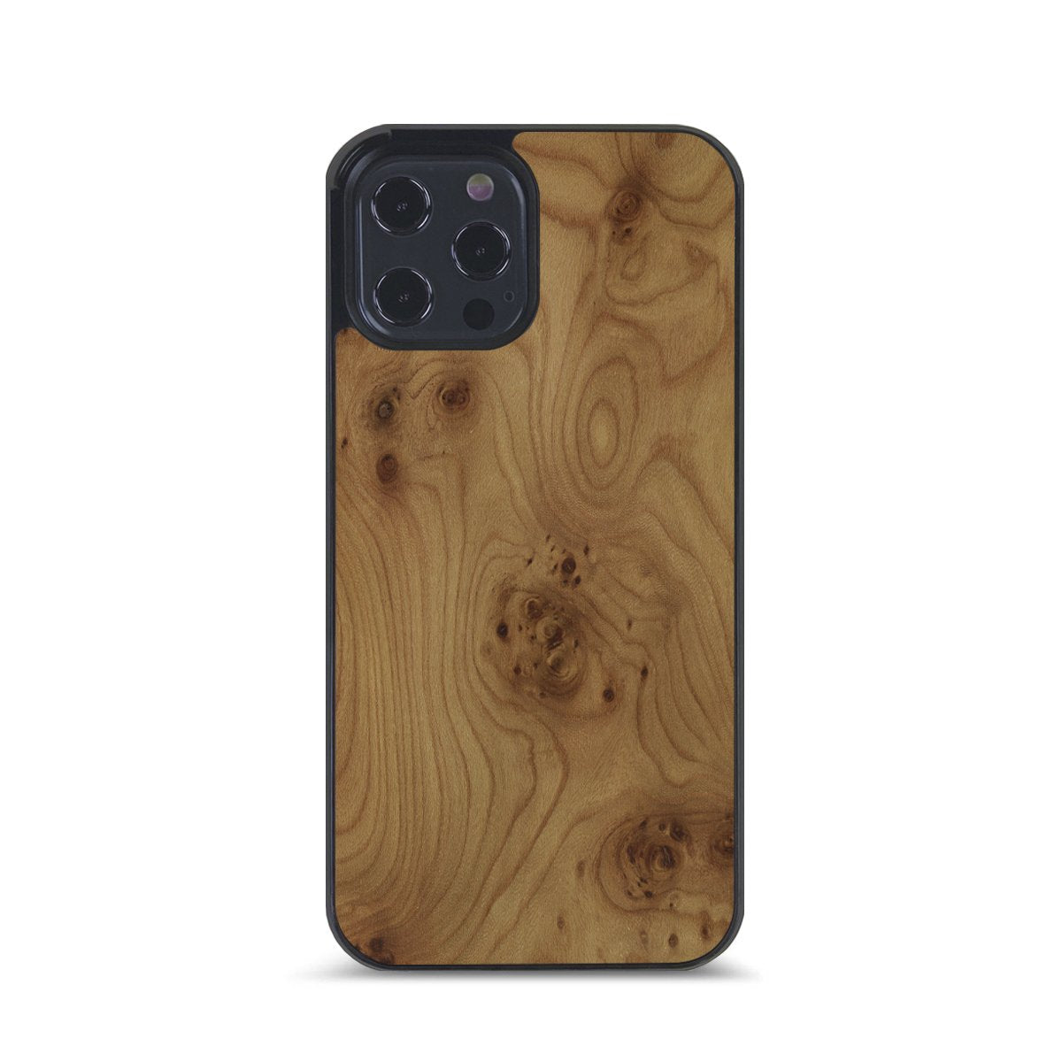 iPhone 13 Pro —  #WoodBack Explorer Black Case