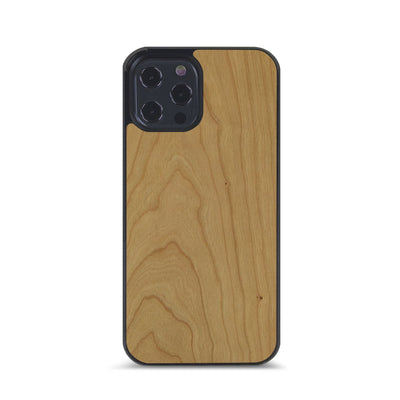 iPhone 14 Pro —  #WoodBack Explorer Black Case