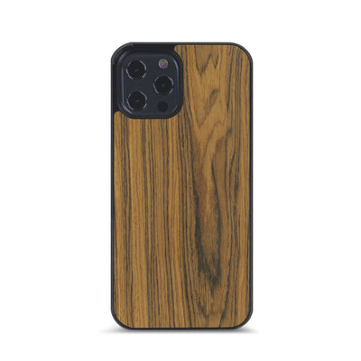 iPhone 13 Pro — #WoodBack Explorer Black Case