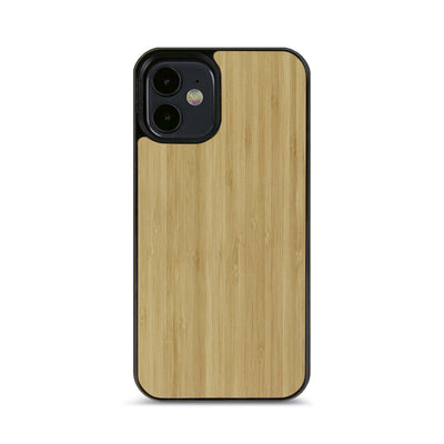 iPhone 12 —  #WoodBack Explorer Black Case