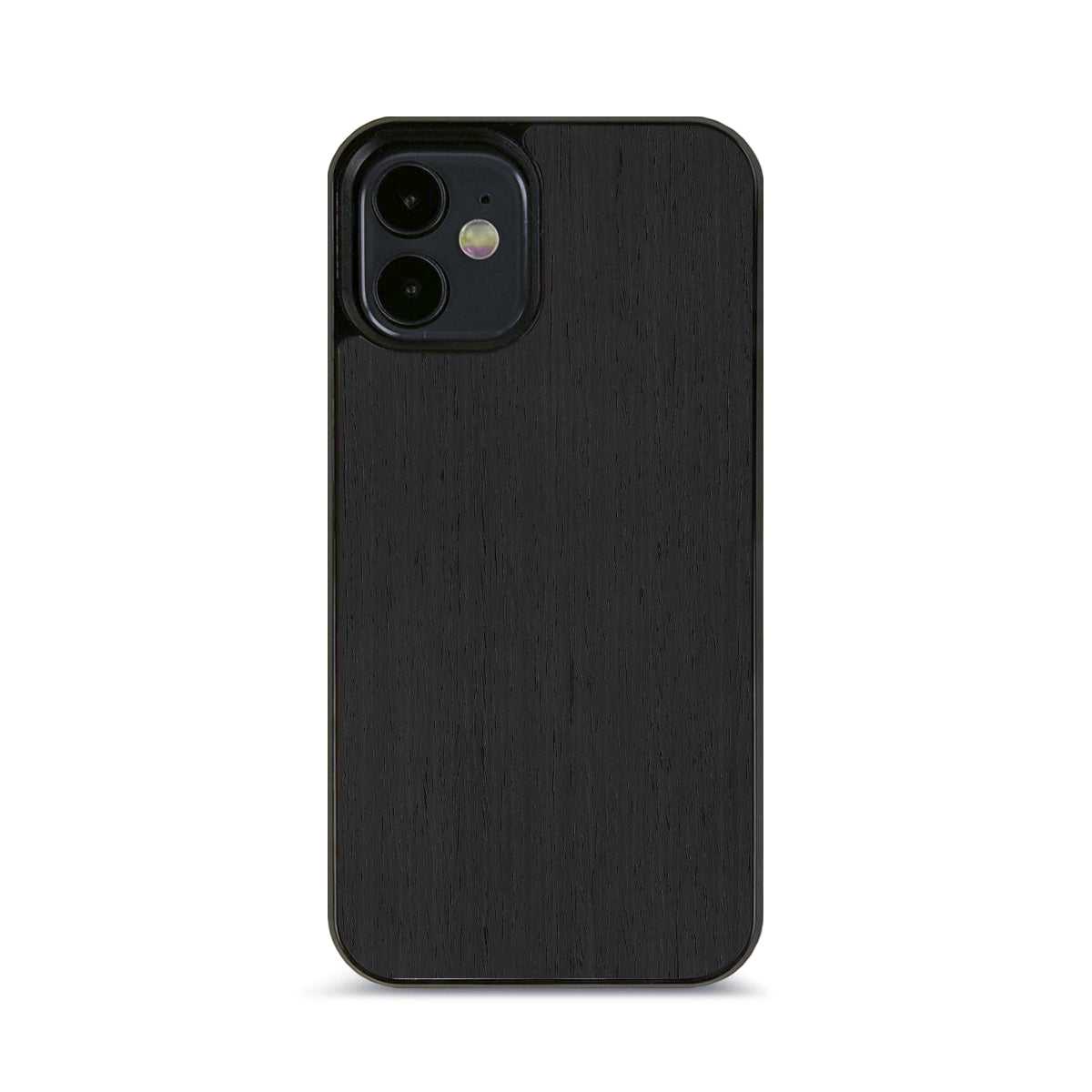 iPhone 12 —  #WoodBack Explorer Black Case