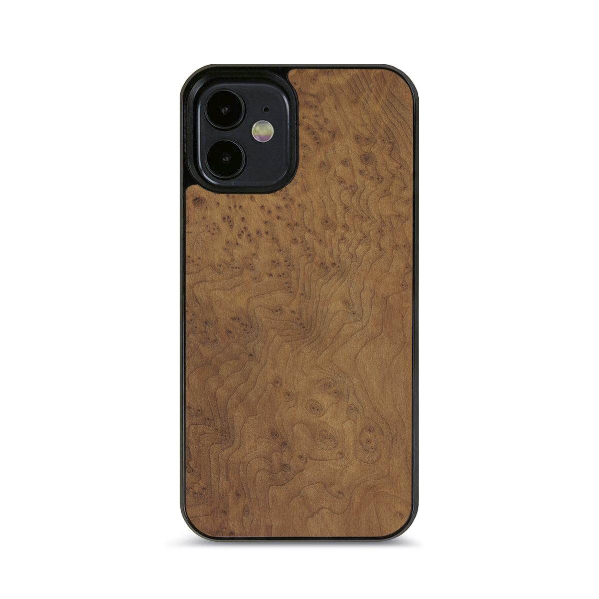 iPhone 12 — #WoodBack Explorer Black Case