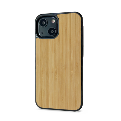 iPhone 13 Mini —  #WoodBack Explorer Black Case