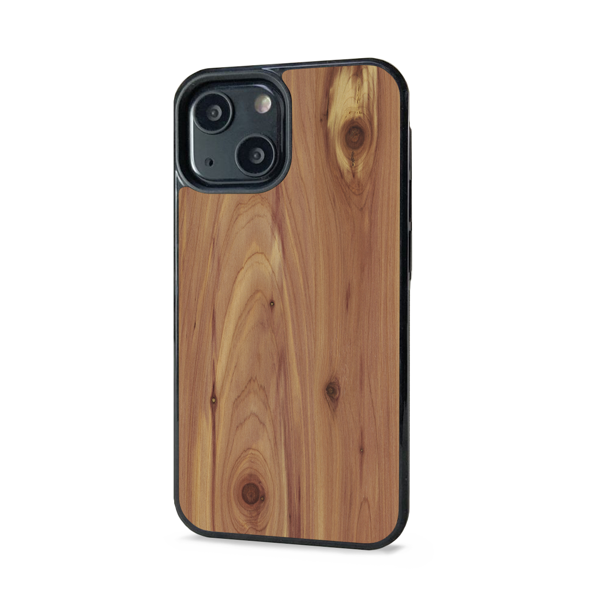 iPhone 13 —  #WoodBack Explorer Black Case