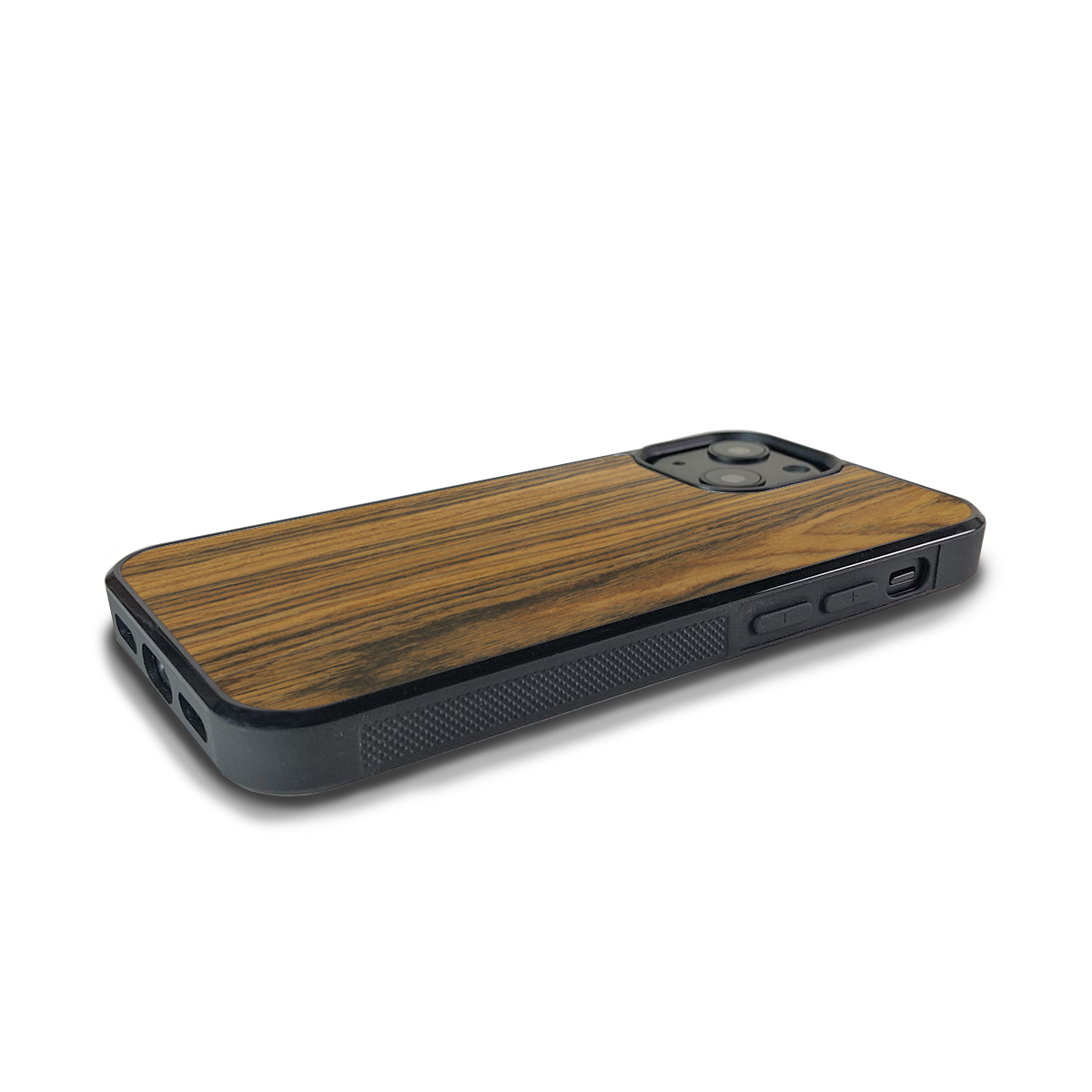 iPhone 14 — #WoodBack Explorer Black Case