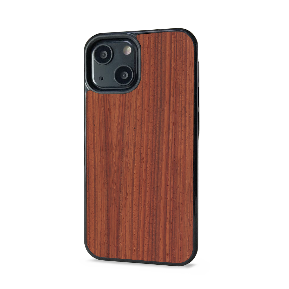 iPhone 13 —  #WoodBack Explorer Black Case