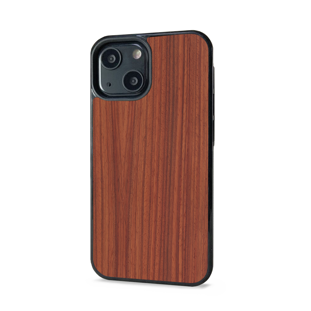 iPhone 13 Mini —  #WoodBack Explorer Black Case