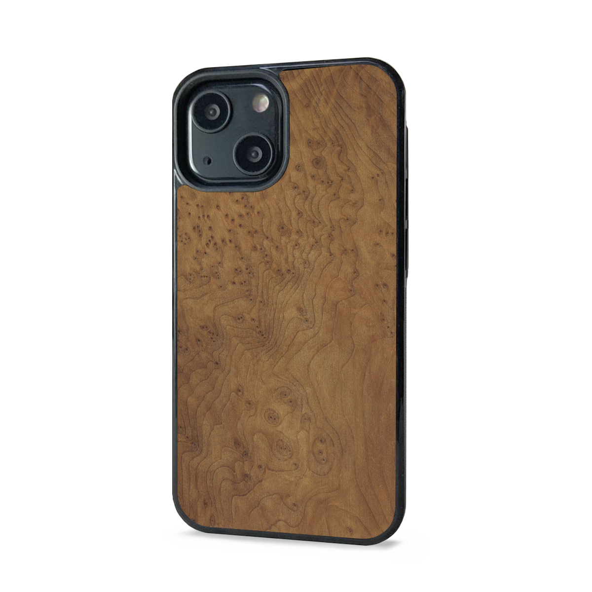 iPhone 14 — #WoodBack Explorer Black Case