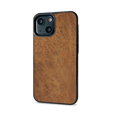 iPhone 14 — #WoodBack Explorer Black Case