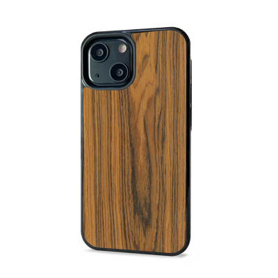 iPhone 13 Mini — #WoodBack Explorer Black Case