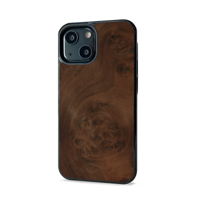 iPhone 13 Mini —  #WoodBack Explorer Black Case