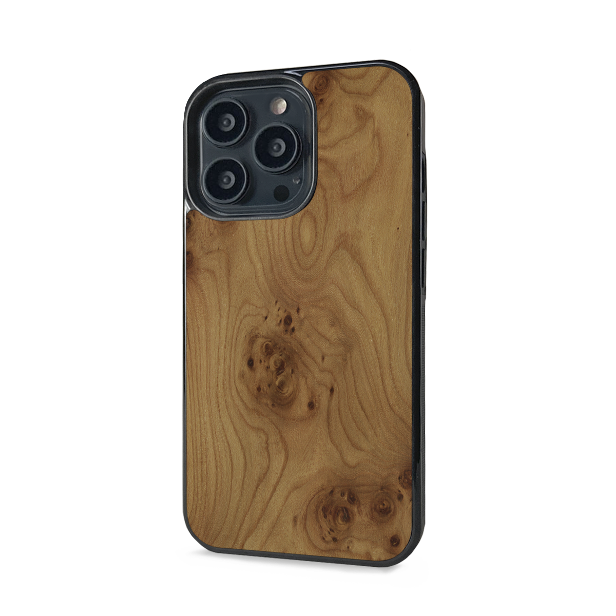 iPhone 15 Pro Max —  #WoodBack Explorer Case