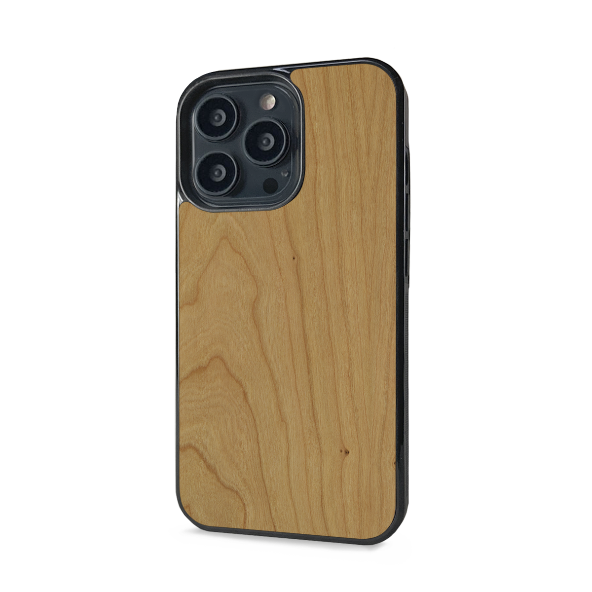 iPhone 13 Pro Max —  #WoodBack Explorer Black Case