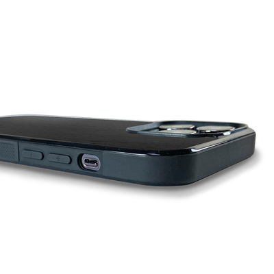 iPhone 13 Pro Max —  #WoodBack Explorer Black Case