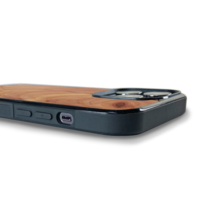 iPhone 15 Pro —  #WoodBack Explorer Case