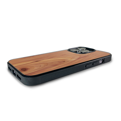 iPhone 13 Pro —  #WoodBack Explorer Black Case