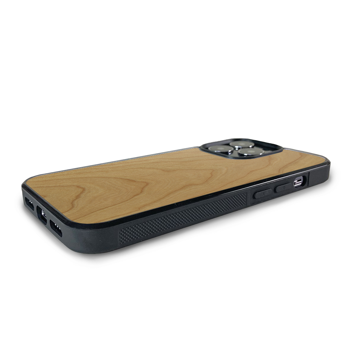 iPhone 13 Pro Max —  #WoodBack Explorer Black Case