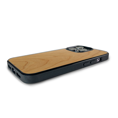 iPhone 13 Pro —  #WoodBack Explorer Black Case