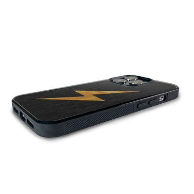 iPhone 13 Pro —  #WoodBack Explorer Black Case