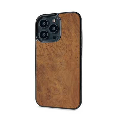 iPhone 13 Pro Max — #WoodBack Explorer Black Case
