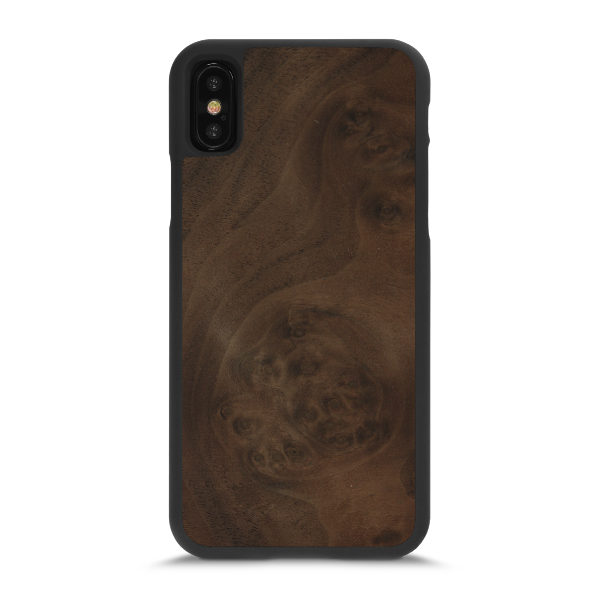 iPhone X —  #WoodBack Snap Case