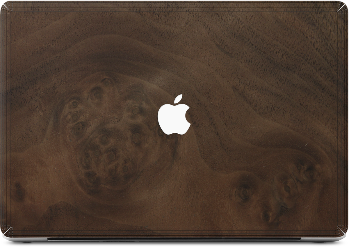 MacBook Pro 17" — #WoodBack Skin