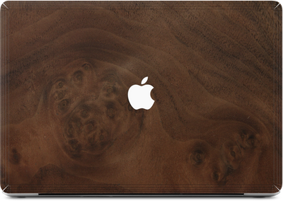 MacBook Pro 17" — #WoodBack Skin