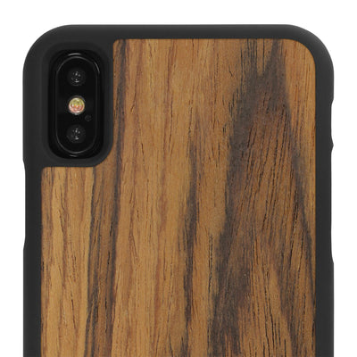 iPhone XS — #WoodBack Snap Case