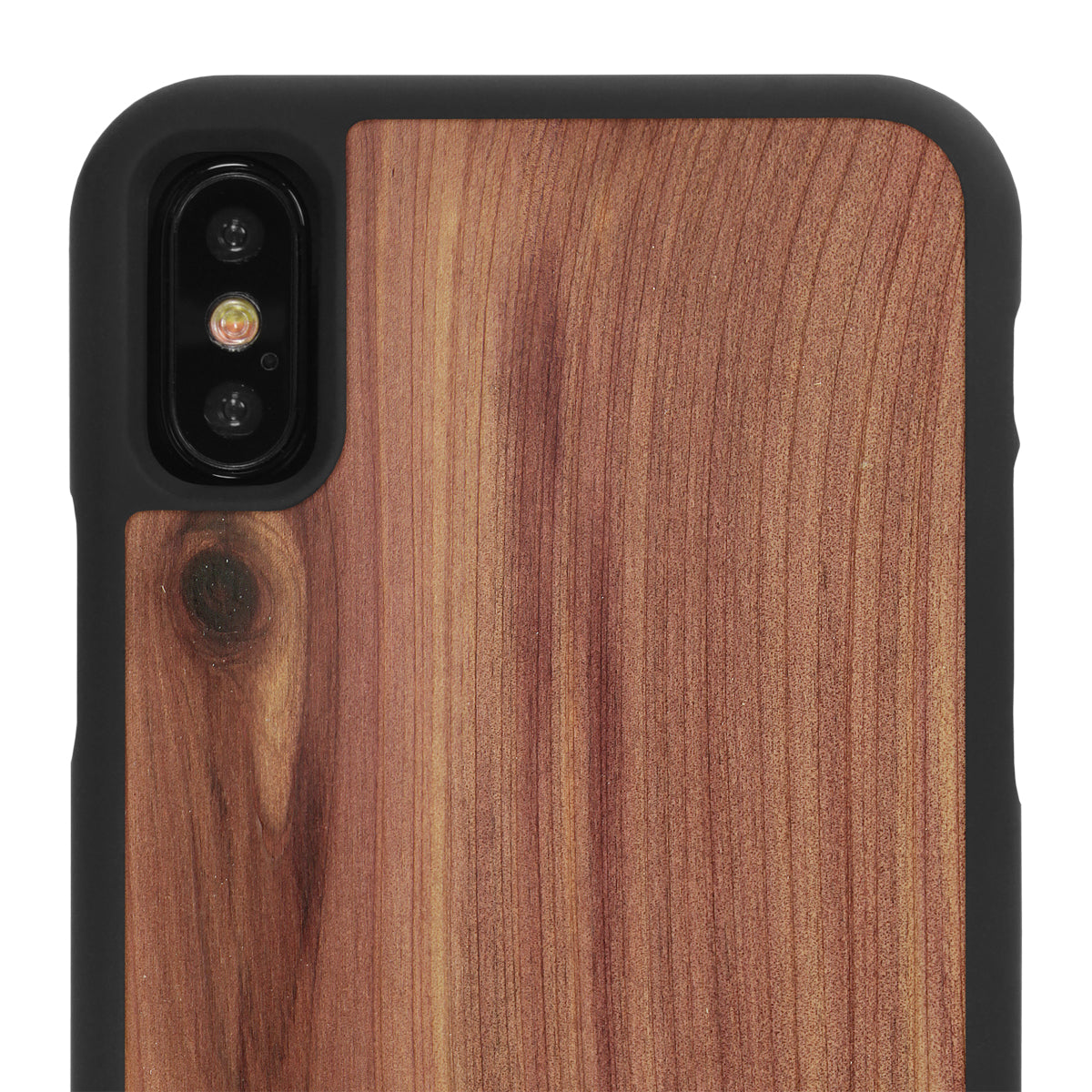 iPhone X —  #WoodBack Snap Case