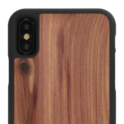 iPhone X —  #WoodBack Snap Case