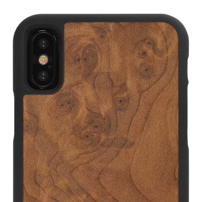 iPhone X — #WoodBack Snap Case