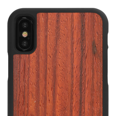 iPhone X —  #WoodBack Snap Case