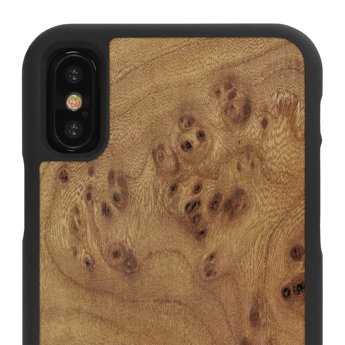 iPhone X —  #WoodBack Snap Case