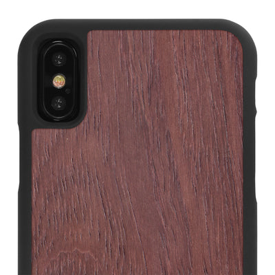 iPhone X —  #WoodBack Snap Case