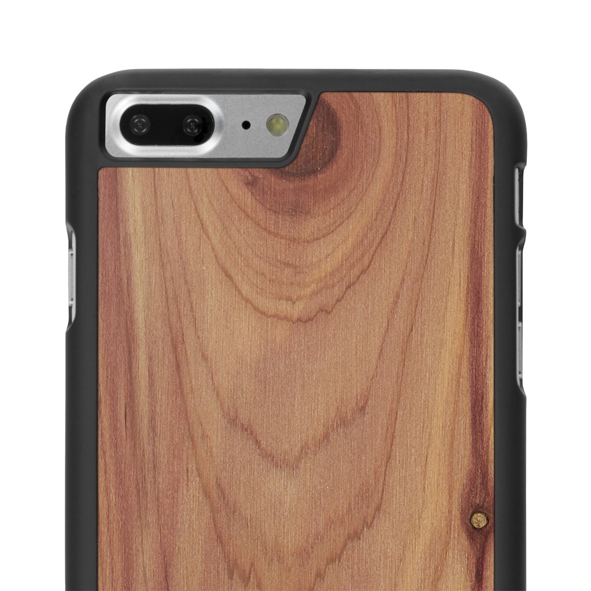 iPhone 8 Plus —  #WoodBack Snap Case