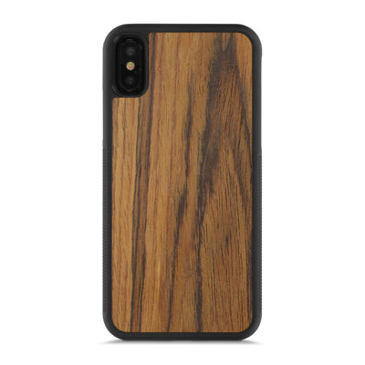 iPhone X — #WoodBack Explorer Case