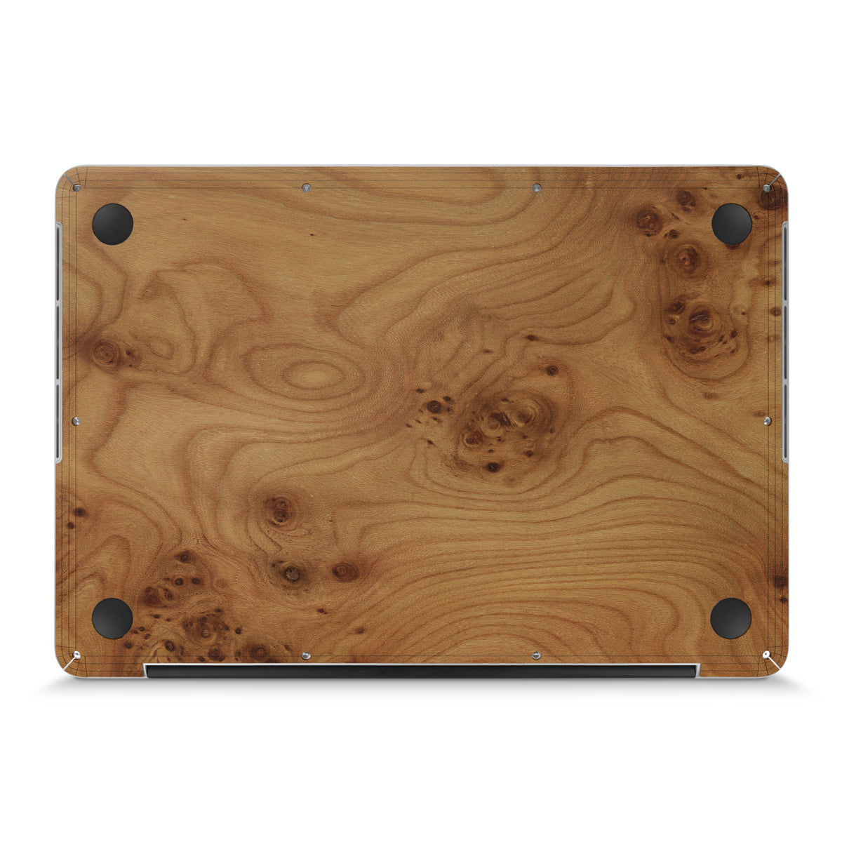 MacBook Pro 17" — #WoodBack Skin