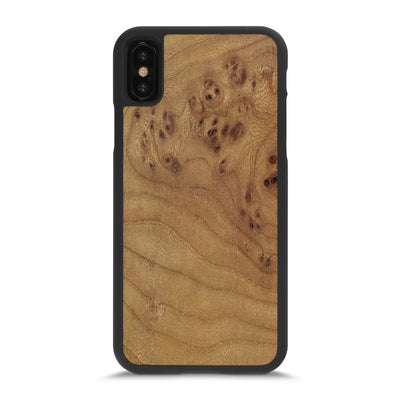 iPhone X —  #WoodBack Snap Case