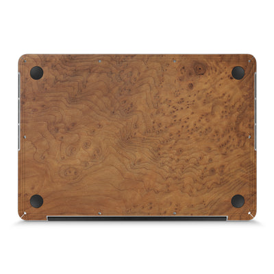 MacBook Pro 17" — #WoodBack Skin