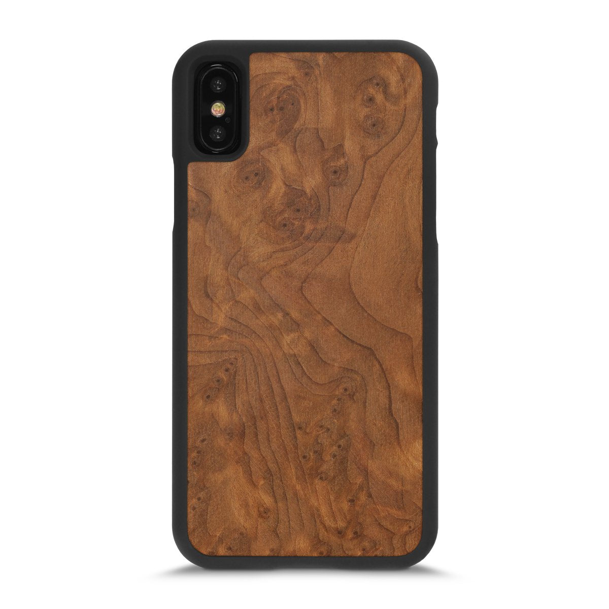 iPhone XS — #WoodBack Snap Case