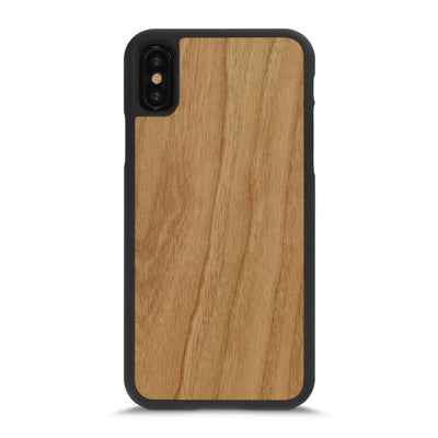 iPhone X —  #WoodBack Snap Case