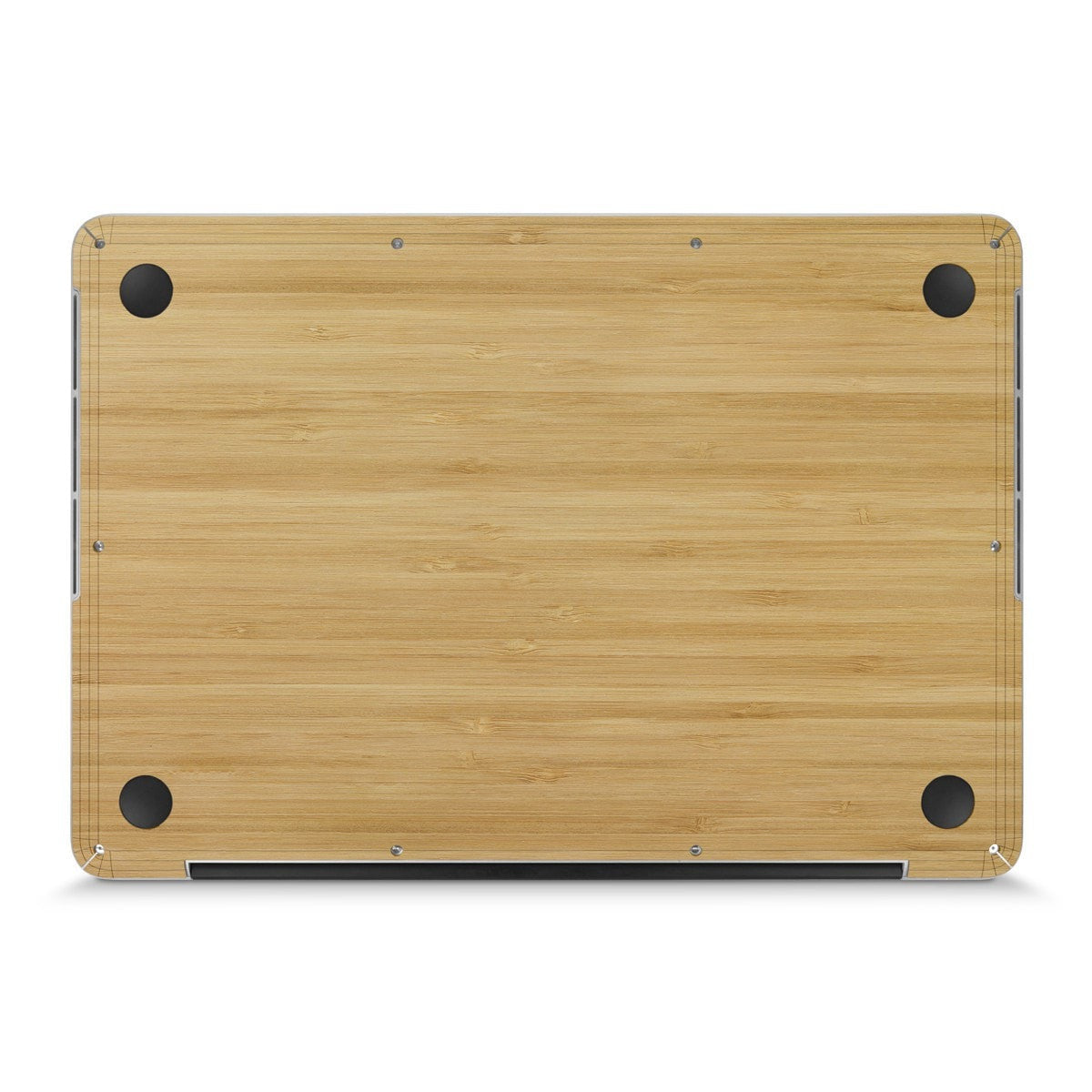  MacBook Pro 17" —  #WoodBack Bottom Skin - Cover-Up