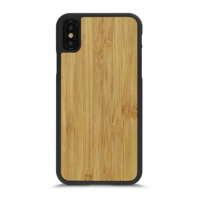 iPhone XS —  #WoodBack Snap Case