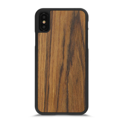 iPhone XS — #WoodBack Snap Case
