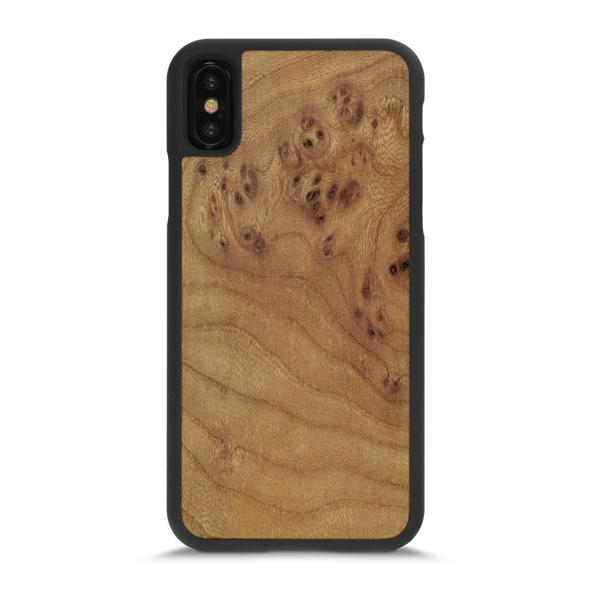 iPhone XS —  #WoodBack Snap Case