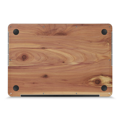 MacBook Pro 17" — #WoodBack Skin