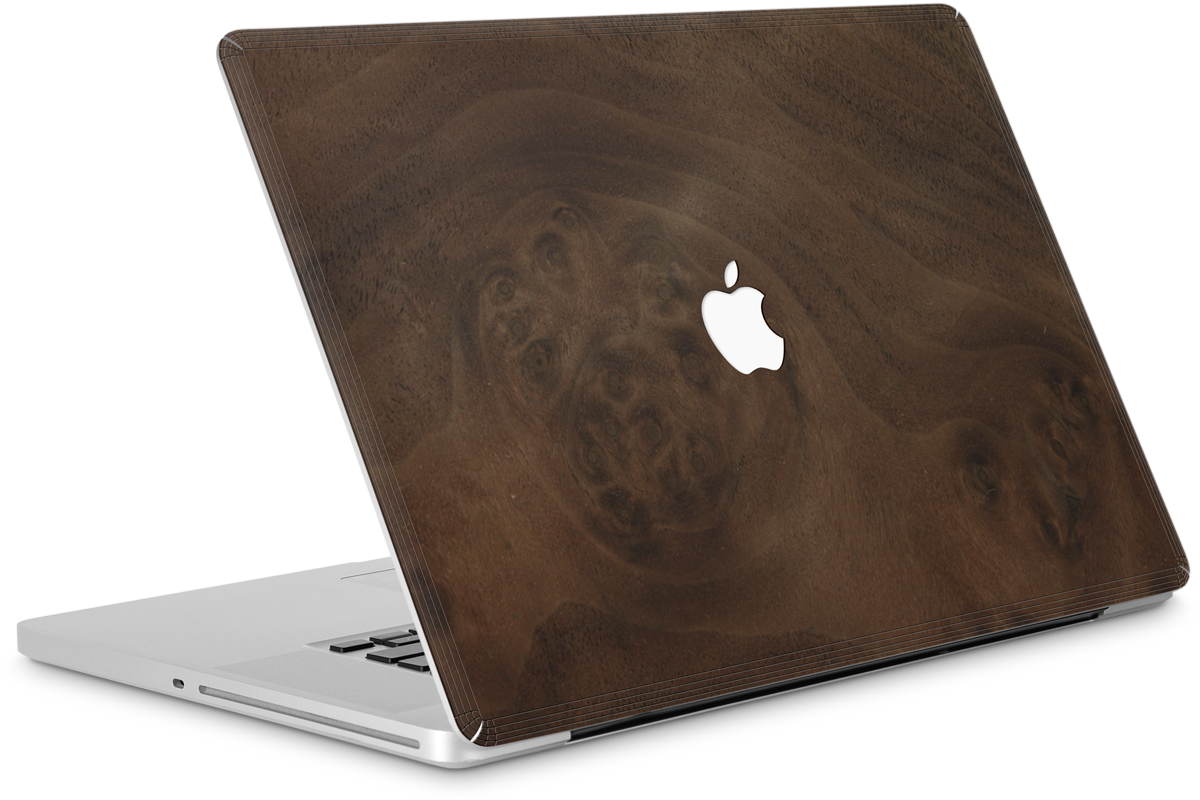 MacBook Pro 17" — #WoodBack Skin