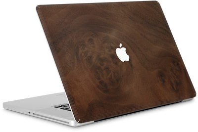 MacBook Pro 17" — #WoodBack Skin